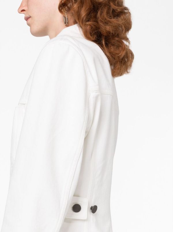 Browns Ferragamo White Denim Jacket | Browns Denim Jackets