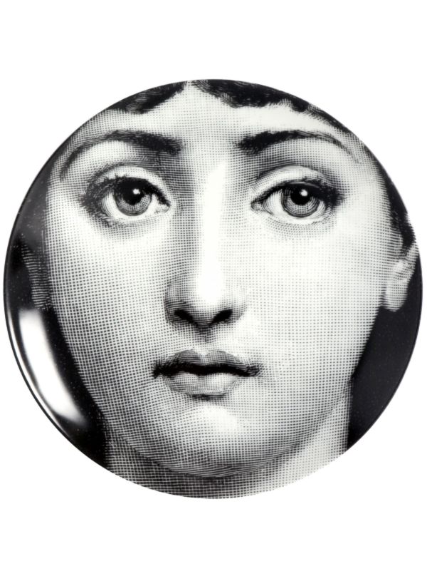browns Fornasetti Black Tema E Variazioni N1 Wall Plate | Browns Decorative Trays & Plates
