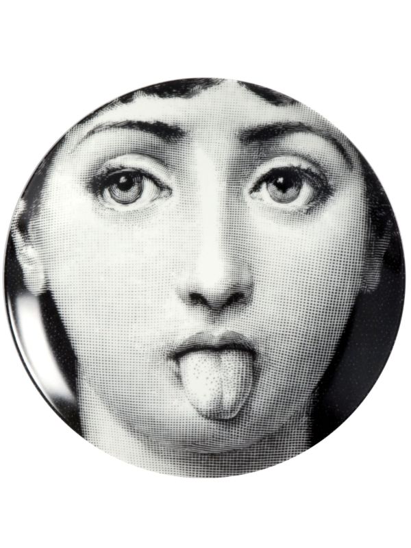 browns Fornasetti Black Tema E Variazioni N82 Wall Plate | Browns Decorative Trays & Plates