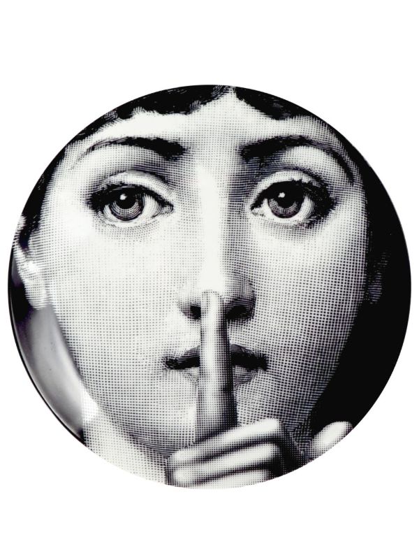 browns Fornasetti Silenzio plate | Browns Decorative Trays & Plates