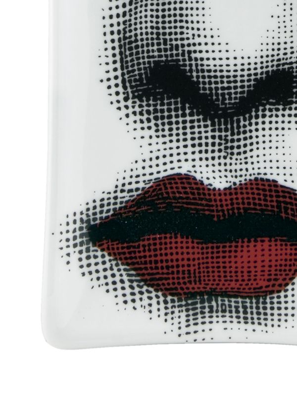 Browns Fornasetti White Tema E Variazioni Bocca Ashtray | Browns Trays