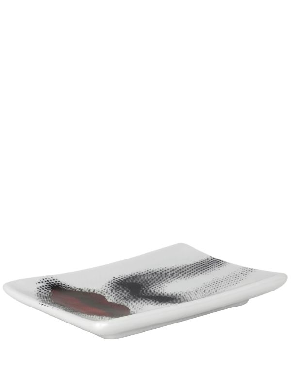 browns Fornasetti White Tema e Variazioni Bocca Ashtray | Browns Trays