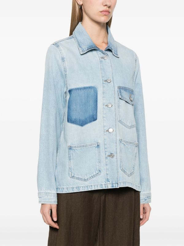 Browns FRAME Blue Chore Denim Jacket | Browns Denim Jackets