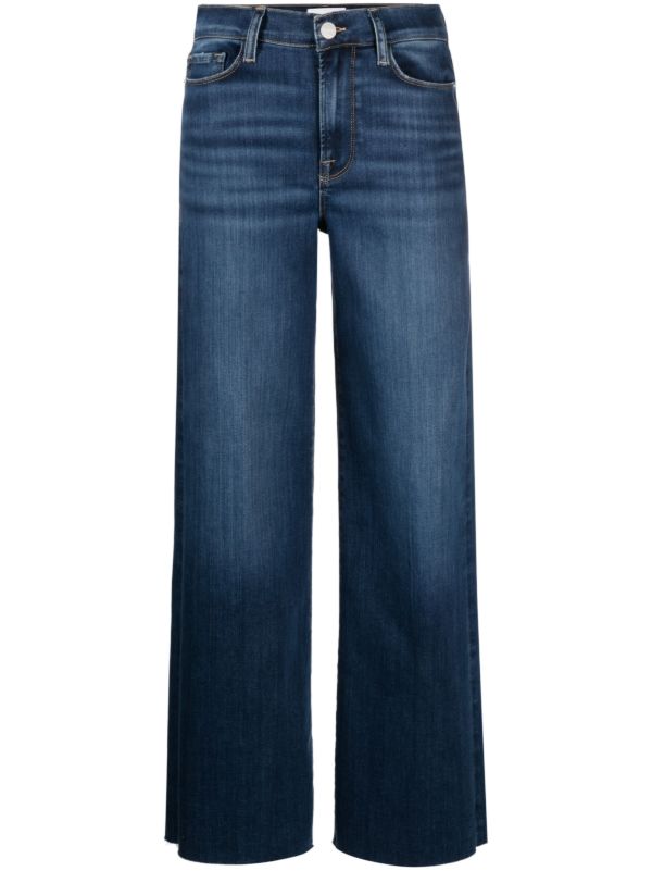 browns FRAME Blue Le Slim Palazzo Jeans | Browns Wide-Leg Jeans