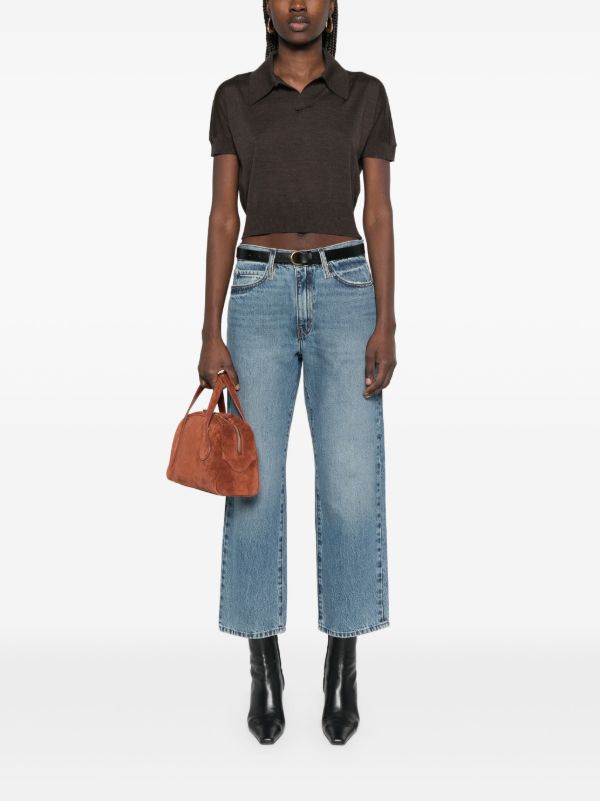 Browns FRAME Blue The Hang Jeans | Browns Straight-Leg Jeans