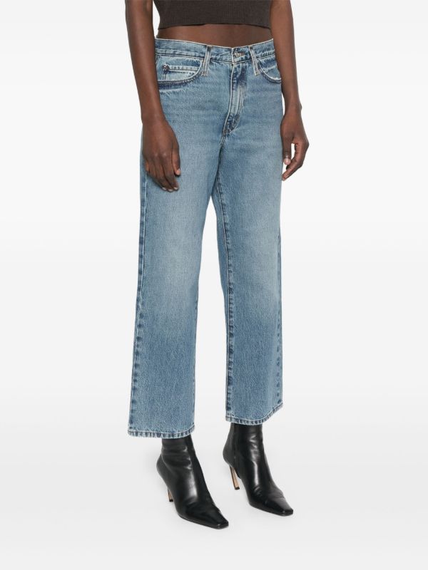 Browns FRAME Blue The Hang Jeans | Browns Straight-Leg Jeans