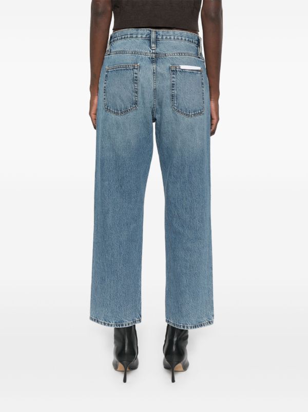 Browns FRAME Blue The Hang Jeans | Browns Straight-Leg Jeans