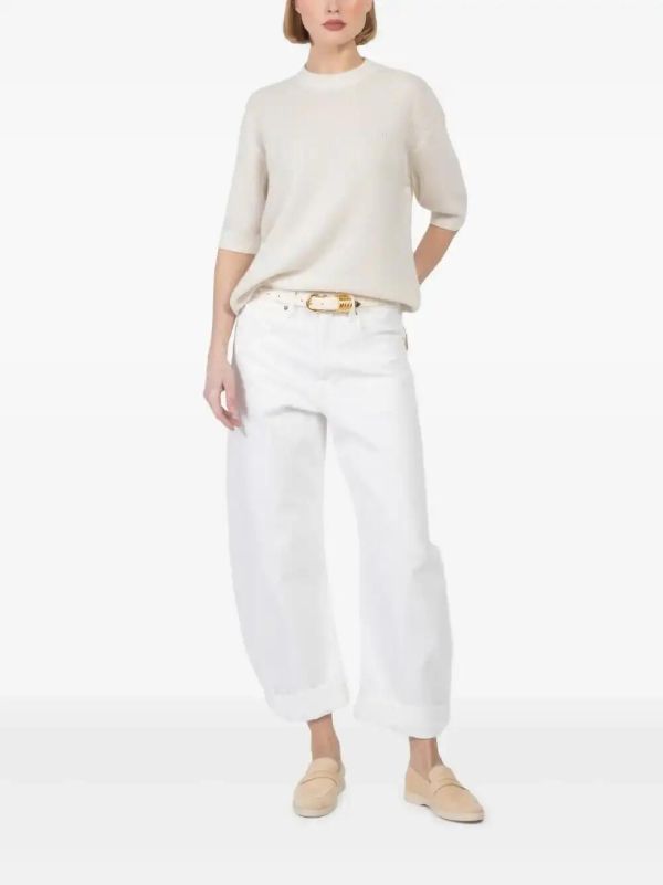 Browns FRAME Five-Pocket Wide-Leg Jeans | Browns Wide-Leg Jeans