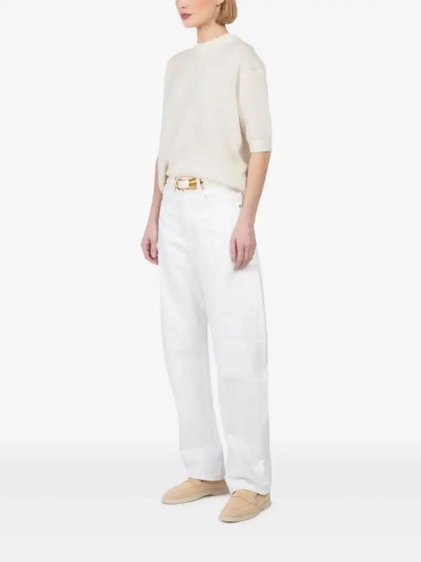 Browns FRAME Five-Pocket Wide-Leg Jeans | Browns Wide-Leg Jeans