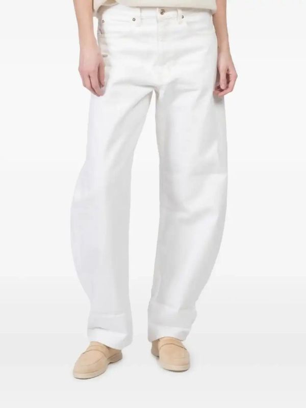 Browns FRAME Five-Pocket Wide-Leg Jeans | Browns Wide-Leg Jeans