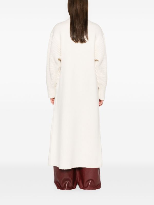 Browns FRAME Fringed Wool Coat | Browns Single Breasted Coats