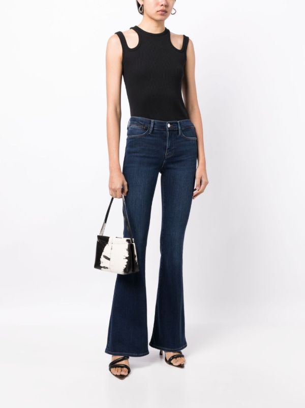 Browns FRAME Le High Flared Jeans | Browns Flares & Bell Bottom Jeans