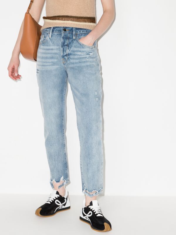 Browns FRAME Le Original Distressed Jeans | Browns Straight-Leg Jeans