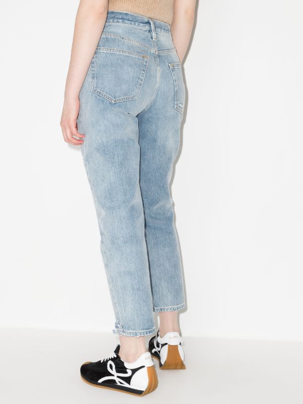 Browns FRAME Le Original Distressed Jeans | Browns Straight-Leg Jeans
