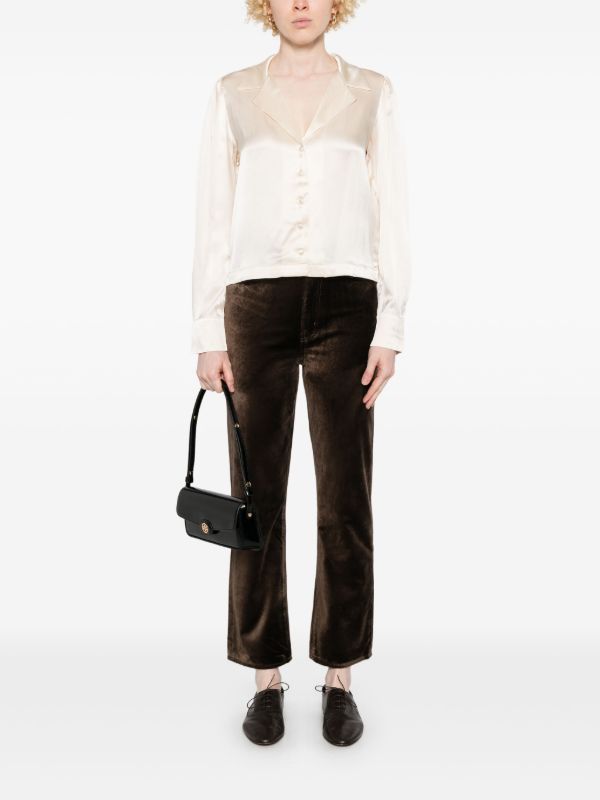 Browns FRAME Le Sleek Trousers | Browns Straight-Leg Pants