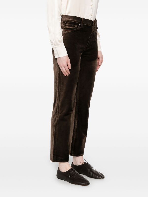 Browns FRAME Le Sleek Trousers | Browns Straight-Leg Pants