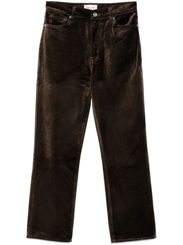 browns FRAME Le Sleek trousers | Browns Straight-Leg Pants