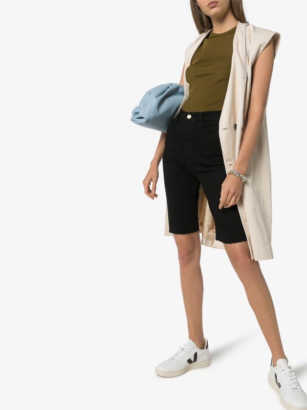 Browns FRAME Le Vintage Bermuda Denim Shorts | Browns Denim Shorts