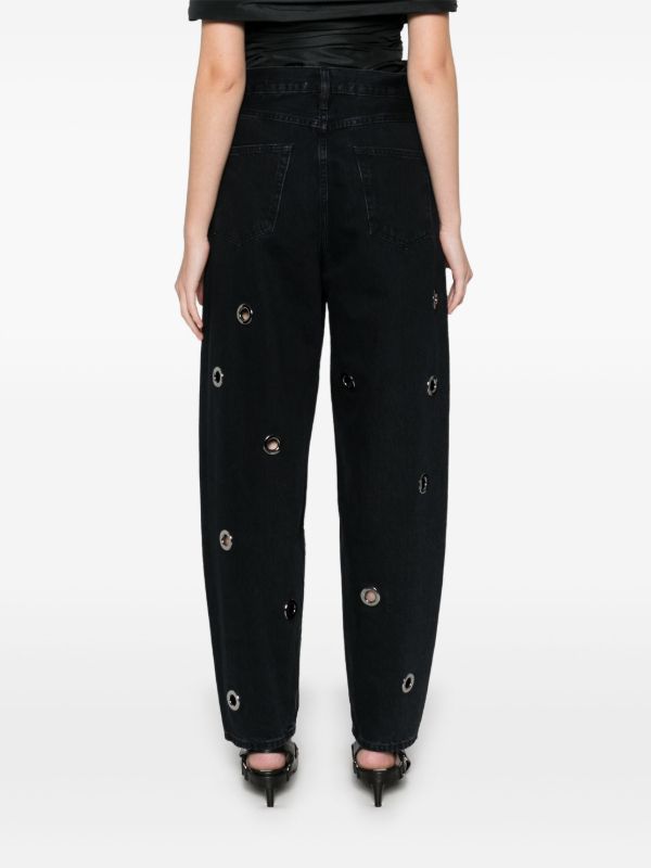 Browns FRAME Narrow Grommet Jeans | Browns Tapered Jeans