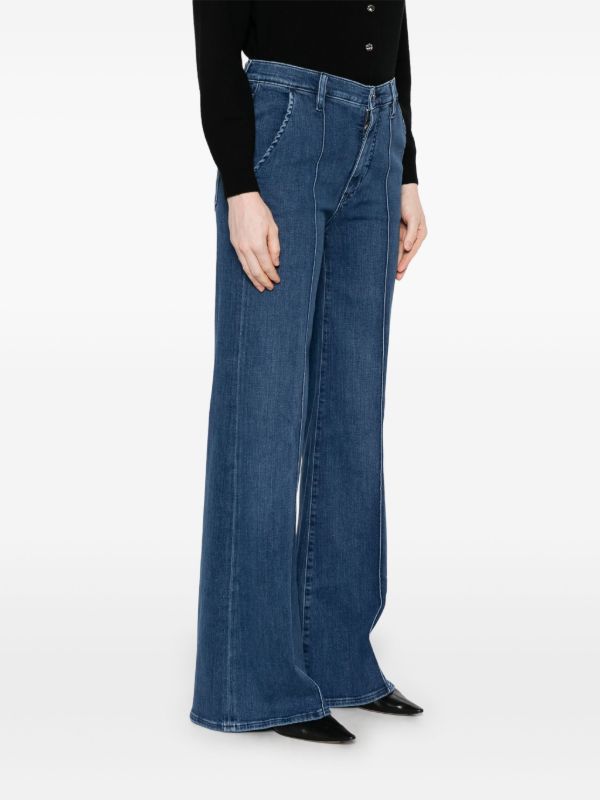 Browns FRAME Pintuck Jeans | Browns Flares & Bell Bottom Jeans