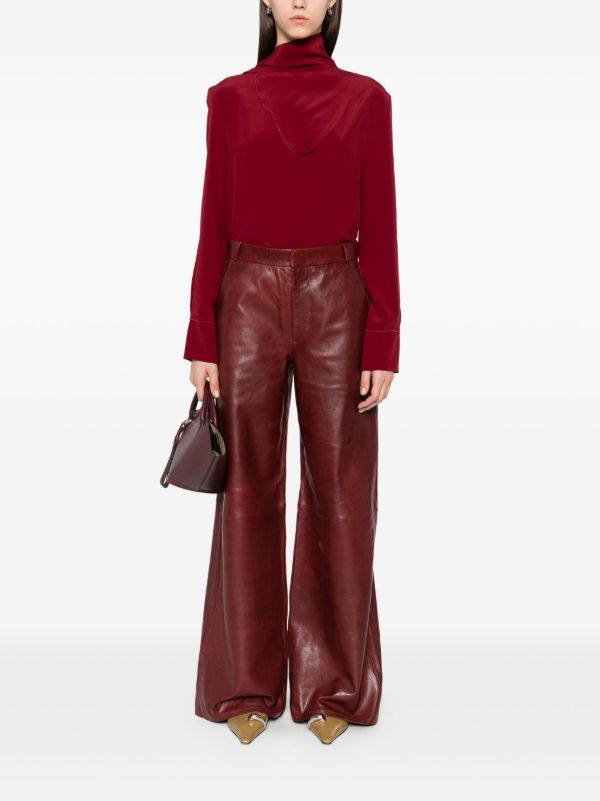 Browns FRAME Wide-leg Trousers | Browns Wide-Leg Pants