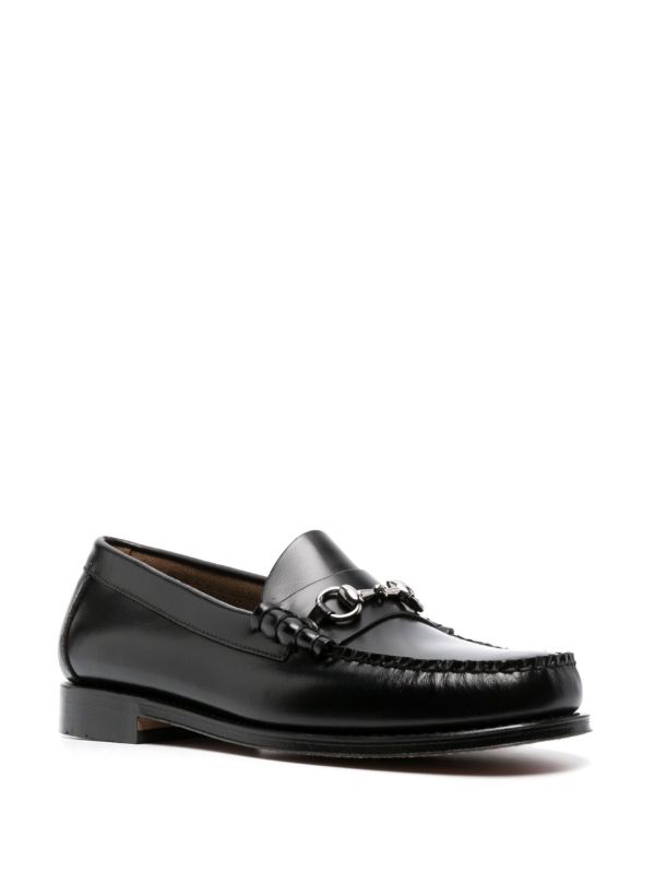 Browns G.H. Bass & Co. Black Lincoln Heritage Leather Loafers | Browns Loafers