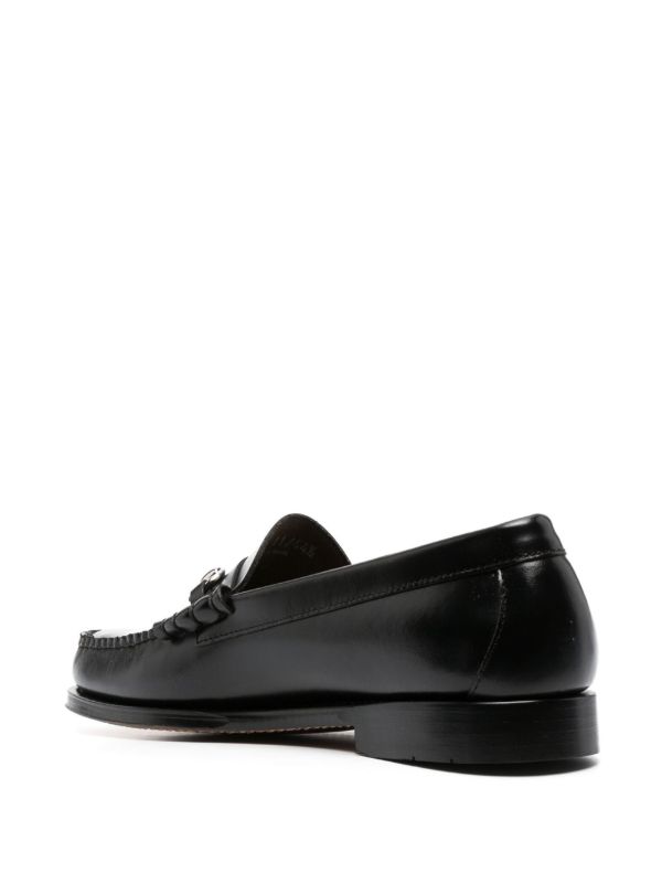Browns G.H. Bass & Co. Black Lincoln Heritage Leather Loafers | Browns Loafers