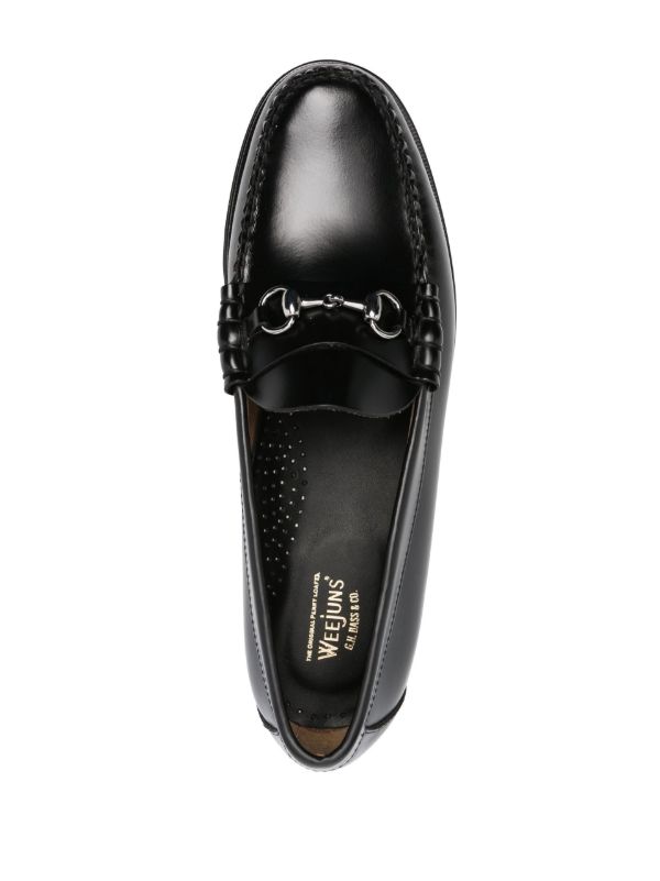Browns G.H. Bass & Co. Black Lincoln Heritage Leather Loafers | Browns Loafers