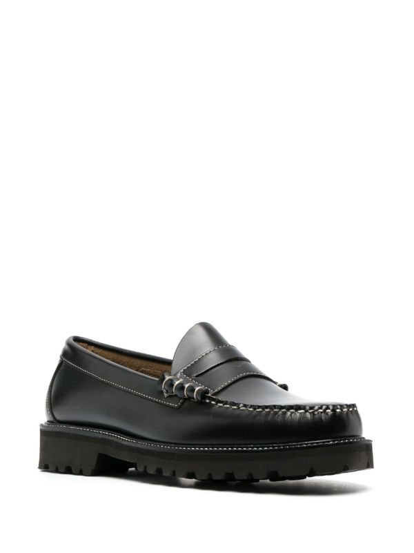 Browns G.H. Bass & Co. Black Weejuns '90s Larson Penny Loafers | Browns Loafers