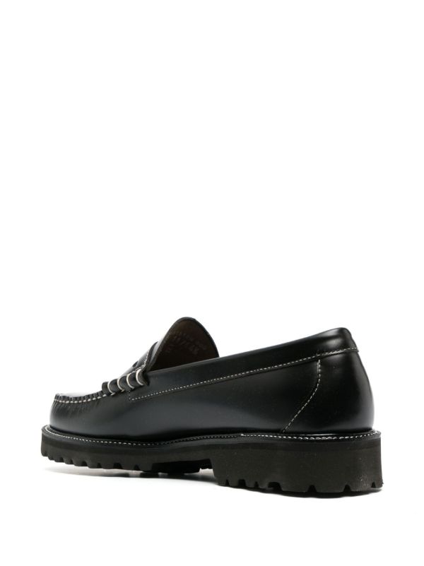 Browns G.H. Bass & Co. Black Weejuns '90s Larson Penny Loafers | Browns Loafers