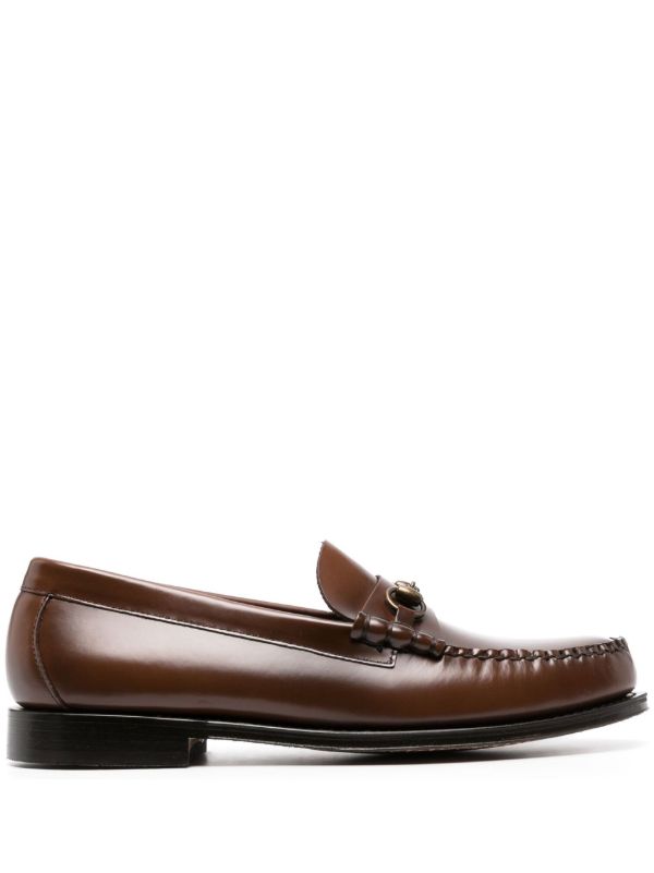 browns G.H. Bass & Co. brown Lincoln heritage leather loafers | Browns Loafers