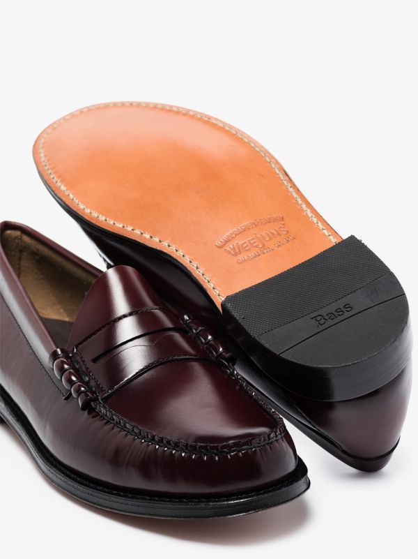 Browns G.H. Bass & Co. Brown Weejuns Larson Leather Loafers | Browns Loafers