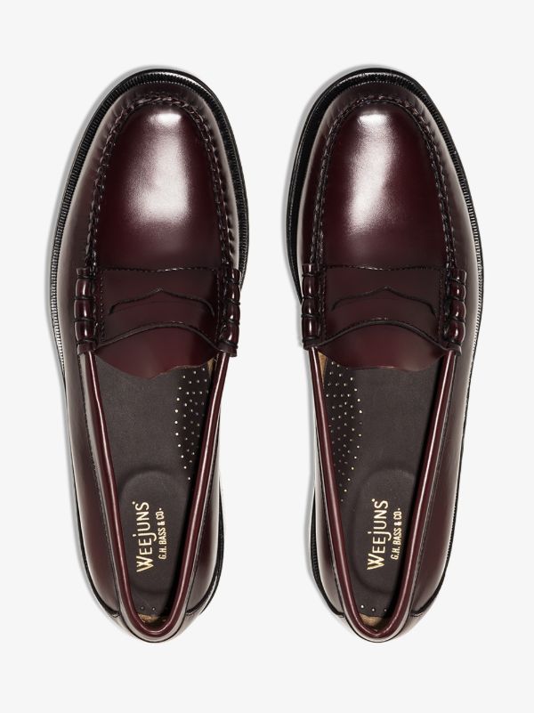 Browns G.H. Bass & Co. Brown Weejuns Larson Leather Loafers | Browns Loafers