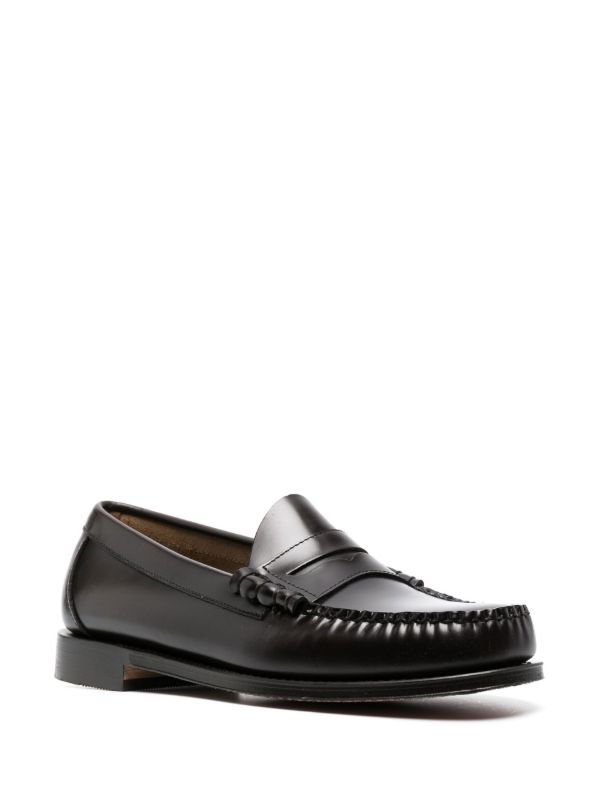 Browns G.H. Bass & Co. Brown Weejuns Larson Leather Loafers | Browns Loafers