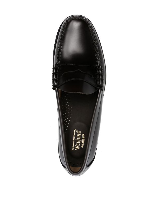 Browns G.H. Bass & Co. Brown Weejuns Larson Leather Loafers | Browns Loafers