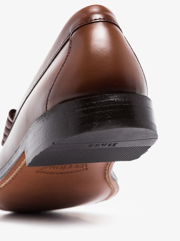 Browns G.H. Bass & Co. Brown Weejuns Larson Leather Loafers | Browns Loafers