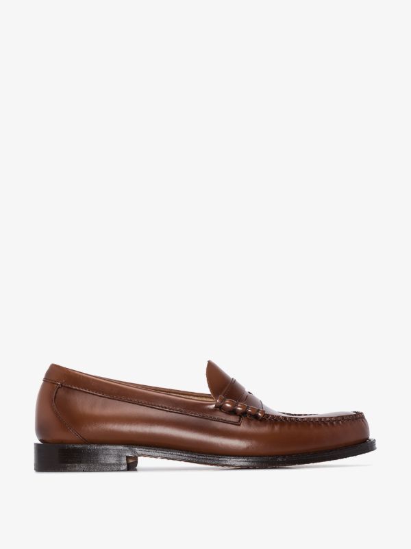 browns G.H. Bass & Co. Brown Weejuns Larson leather Loafers | Browns Loafers