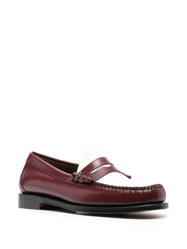 Browns G.H. Bass & Co. Red Larson Leather Loafers | Browns Loafers