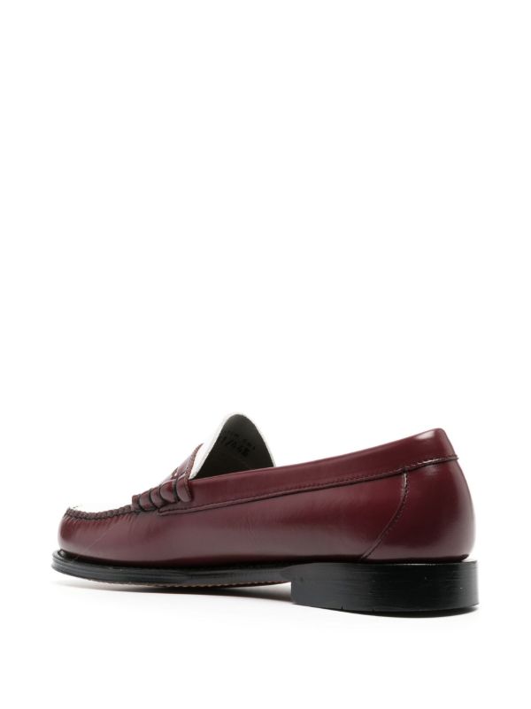 Browns G.H. Bass & Co. Red Larson Leather Loafers | Browns Loafers