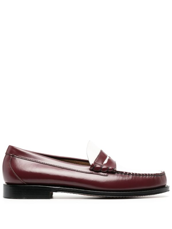 browns G.H. Bass & Co. Red Larson Leather Loafers | Browns Loafers