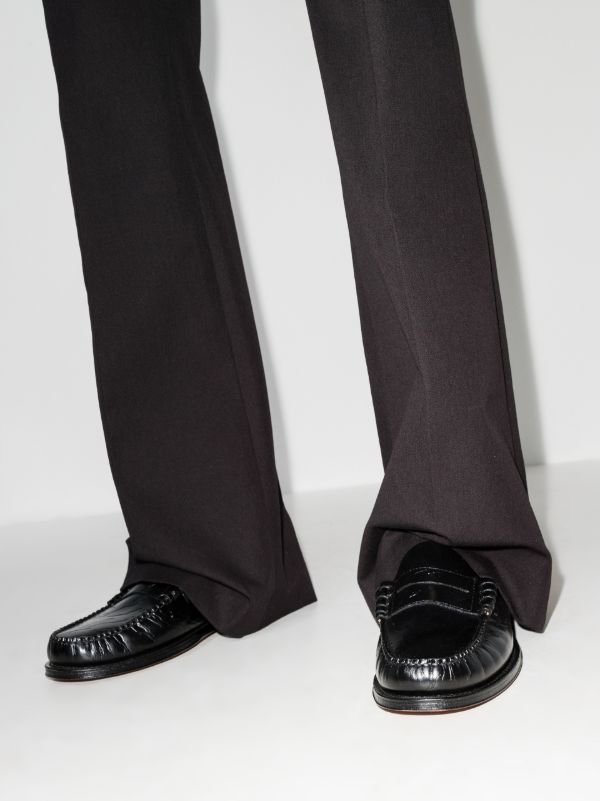 Browns G.H. Bass & Co. X Maharishi Black Weejuns Larson Leather Loafers | Browns Loafers