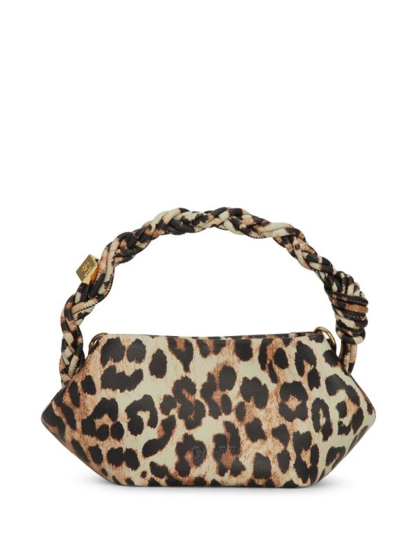 Browns GANNI Brown Bou Mini Tote Bag | Browns Tote Bags