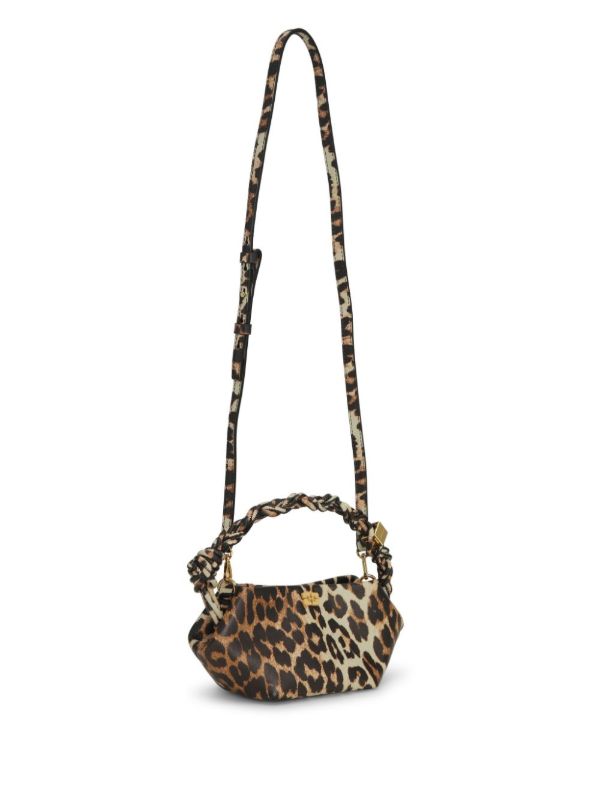 Browns GANNI Brown Bou Mini Tote Bag | Browns Tote Bags