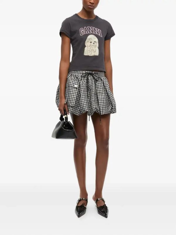 Browns GANNI Poddle-print T-shirt | Browns T-Shirts & Jersey Shirts