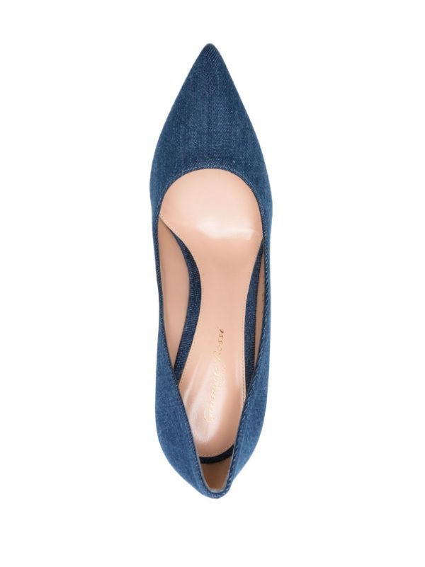 Browns Gianvito Rossi 85mm Denim Pumps | Browns Pumps
