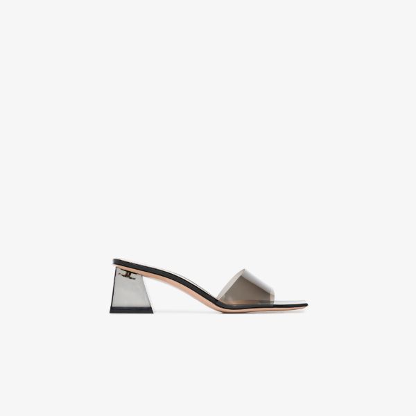 browns Gianvito Rossi black 55 PVC sandals | Browns Sandals