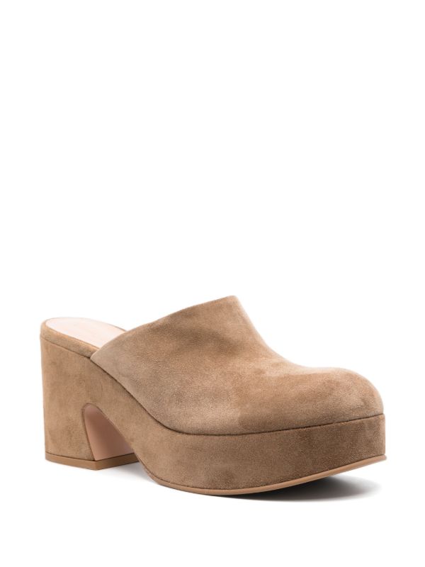 Browns Gianvito Rossi Brown Lyss Mules | Browns Mules