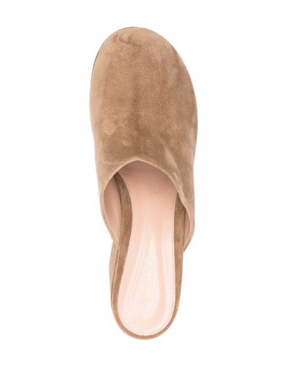Browns Gianvito Rossi Brown Lyss Mules | Browns Mules