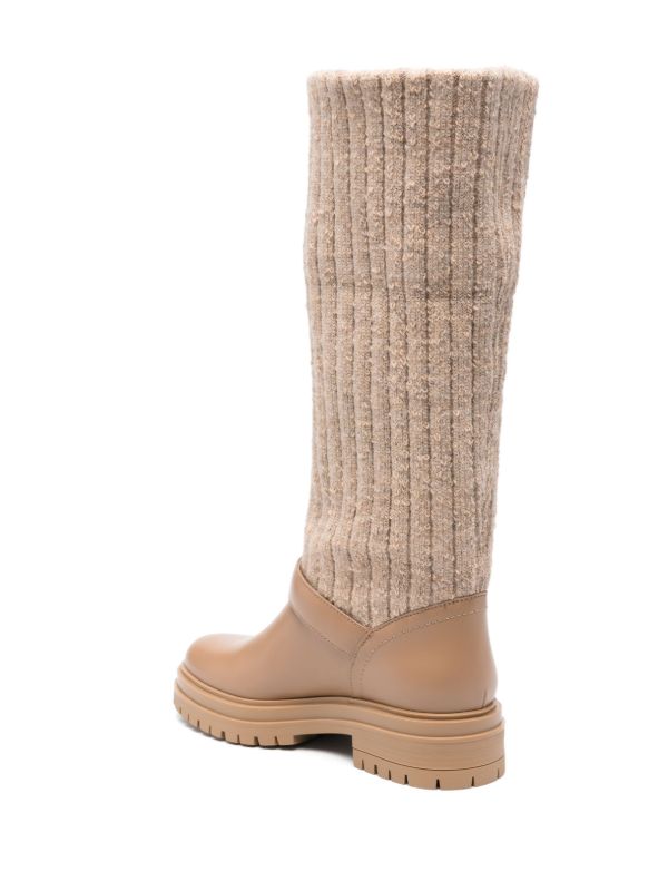 Browns Gianvito Rossi Neutral Thurso Boots | Browns Boots