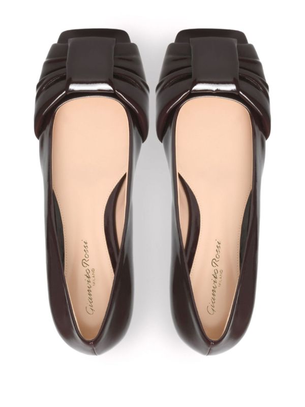 Browns Gianvito Rossi Paradì Ballet Pumps | Browns Ballerina Shoes